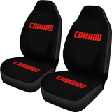 Camaro Red Letter Seat Covers 210802 - YourCarButBetter
