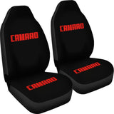 Camaro Red Letter Seat Covers 210802 - YourCarButBetter