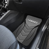 Camaro Silver Car Floor Mats 210901 - YourCarButBetter