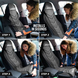 Camaro Silver Car Seat Covers 210901 - YourCarButBetter