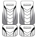 Camaro White Car Floor Mats 210901 - YourCarButBetter