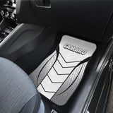 Camaro White Car Floor Mats 210901 - YourCarButBetter