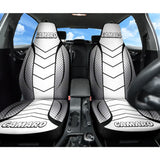 Camaro White Car Seat Covers 210901 - YourCarButBetter
