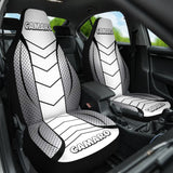 Camaro White Car Seat Covers 210901 - YourCarButBetter