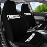Camaro White Letter Seat Covers 210402 - YourCarButBetter