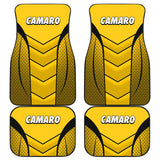 Camaro Yellow Car Floor Mats 210901 - YourCarButBetter