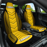 Camaro Yellow Car Seat Covers 210901 - YourCarButBetter