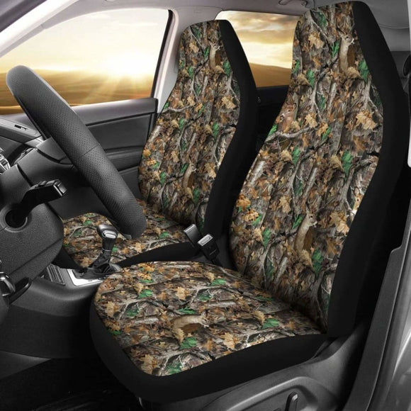Camo Car Seat Cover Deer Hunting 112608 - YourCarButBetter