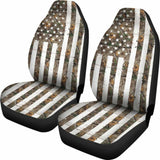 Camo Car Seat Cover Usa Flag 112608 - YourCarButBetter