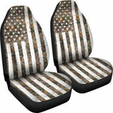 Camo Car Seat Cover Usa Flag 112608 - YourCarButBetter