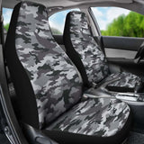 Camo Car Seat Covers Black And White Version 112608 - YourCarButBetter