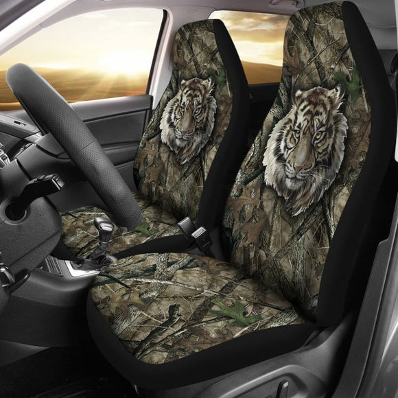 Camo Tiger Car Seat Covers Amazing Gift Ideas 174510 - YourCarButBetter