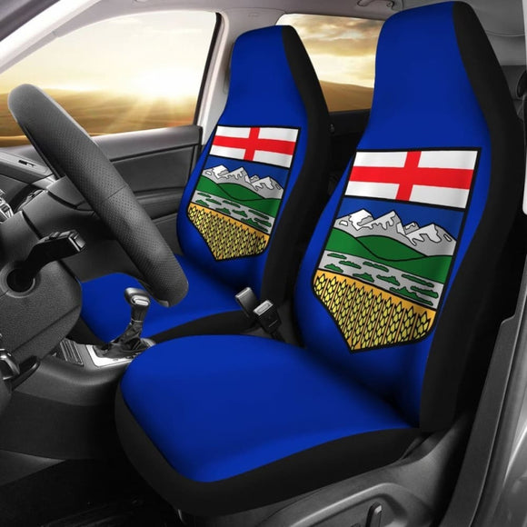 Canada Alberta Flag Car Seat Covers 550317 - YourCarButBetter