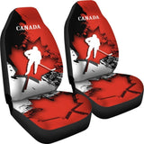 Canada Car Seat Cover - Maple Leaf Hockey 174510 - YourCarButBetter