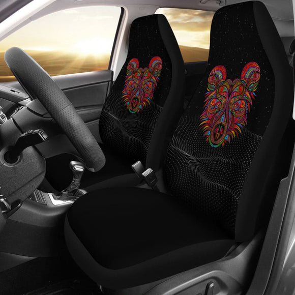 Canada Car Seat Covers Canadian Grizzly Bear Pattern 5 550317 - YourCarButBetter
