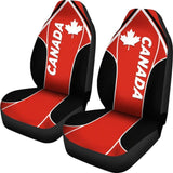 Canada Car Seat Covers - Canadian Maple Leaf Sport Style 174510 - YourCarButBetter