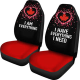 Canada Car Seat Covers Couple Valentine Everthing I Need 550317 - YourCarButBetter