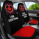 Canada Car Seat Covers Couple Valentine Everthing I Need 550317 - YourCarButBetter