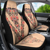Canada Car Seat Covers Haida Animals 550317 - YourCarButBetter