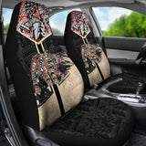 Canada Car Seat Covers Haida Bear: Strength Healing And Power (Black) 550317 - YourCarButBetter