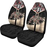 Canada Car Seat Covers Haida Bear: Strength Healing And Power (Black) 550317 - YourCarButBetter