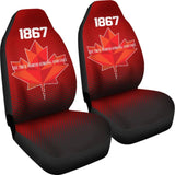 Canada Day Since 1867 Car Seat Covers 550317 - YourCarButBetter