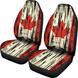 Canada Grunge Flag Car Seat Cover 1 232125 - YourCarButBetter