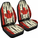 Canada Grunge Flag Car Seat Cover 1 232125 - YourCarButBetter