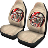 Canada Haida Eagle And Killer Dog Car Seat Covers 211901 - YourCarButBetter