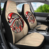 Canada Haida Eagle And Killer Dog Car Seat Covers 211901 - YourCarButBetter