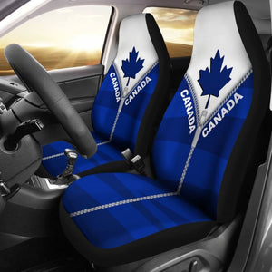 Canada In Me Blue Car Seat Covers Zipper Style2 550317 - YourCarButBetter