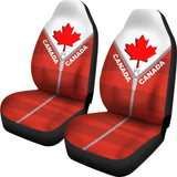 Canada In Me Red Car Seat Covers Zipper Style2 550317 - YourCarButBetter