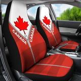 Canada In Me Red Car Seat Covers Zipper Style2 550317 - YourCarButBetter