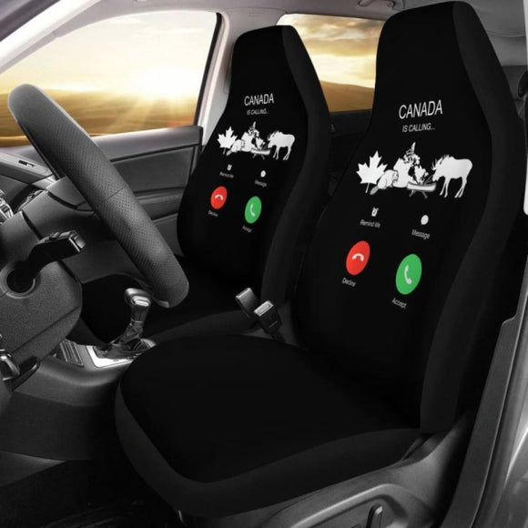 Canada Is Calling Car Seat Covers 550317 - YourCarButBetter