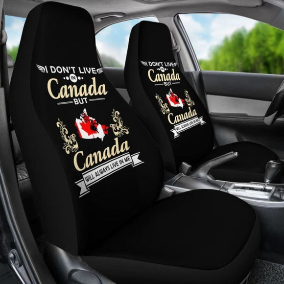 Canada Live In Me Car Seat Cover 550317 - YourCarButBetter