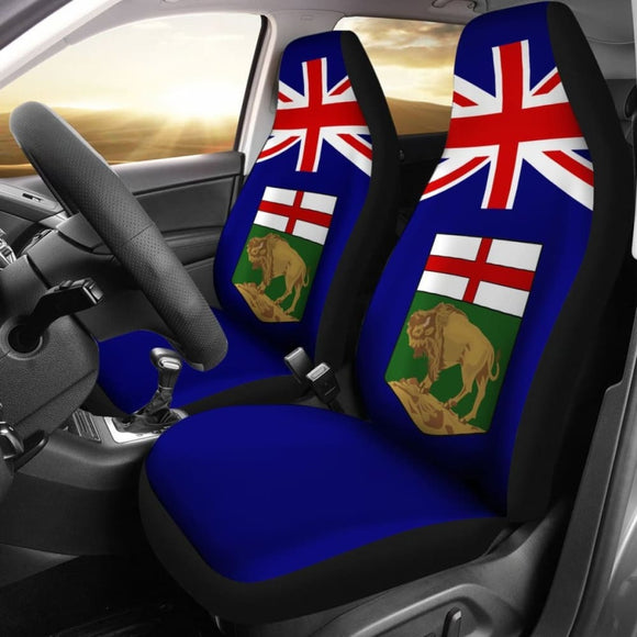 Canada Manitoba Flag Car Seat Covers 550317 - YourCarButBetter