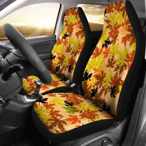 Canada Maple Leaf Car Seat Cover 02 8 174914 - YourCarButBetter