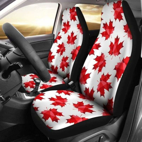 Canada Maple Leaf Car Seat Cover 04 8 174914 - YourCarButBetter
