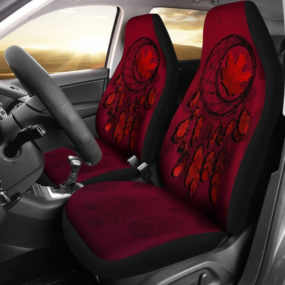 Canada Maple Leaf Dreamcatcher Car Seat Covers 174510 - YourCarButBetter