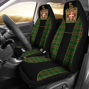 Canada Newfoundland & Labrador Coat Of Arms Golden Car Seat Covers 1 181703 - YourCarButBetter