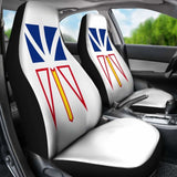 Canada Newfoundland & Labrador Flag Car Seat Covers 1 181703 - YourCarButBetter