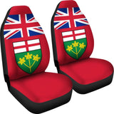 Canada Ontario Flag Car Seat Covers 550317 - YourCarButBetter