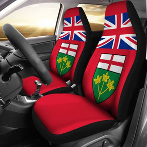 Canada Ontario Flag Car Seat Covers 550317 - YourCarButBetter
