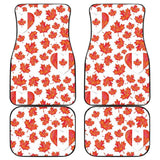 Canada Pattern Print Design 02 Front And Back Car Mats 550317 - YourCarButBetter