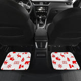 Canada Pattern Print Design Front And Back Car Mats 550317 - YourCarButBetter