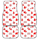 Canada Pattern Print Design Front And Back Car Mats 550317 - YourCarButBetter