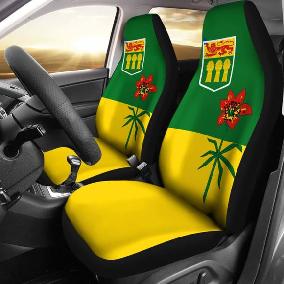 Canada Saskatchewan Flag Car Seat Covers 550317 - YourCarButBetter