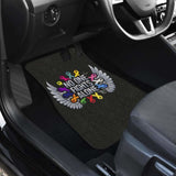 Cancer No One Fights Alone Car Floor Mats 210101 - YourCarButBetter