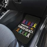 Cancer Whatever Color Cancer Suck Car Floor Mats 210101 - YourCarButBetter