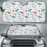 Candy Design Pattern Car Auto Sun Shades 103406 - YourCarButBetter